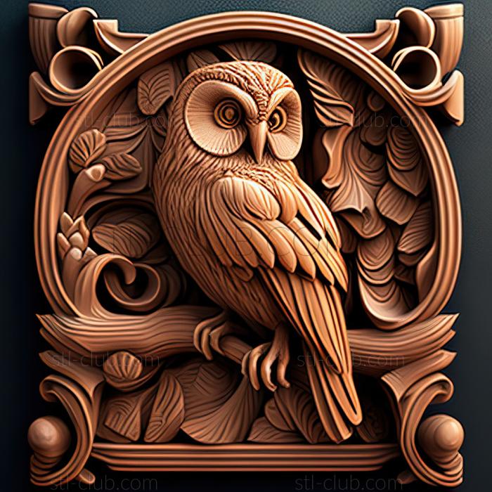 3D model st owl (STL)